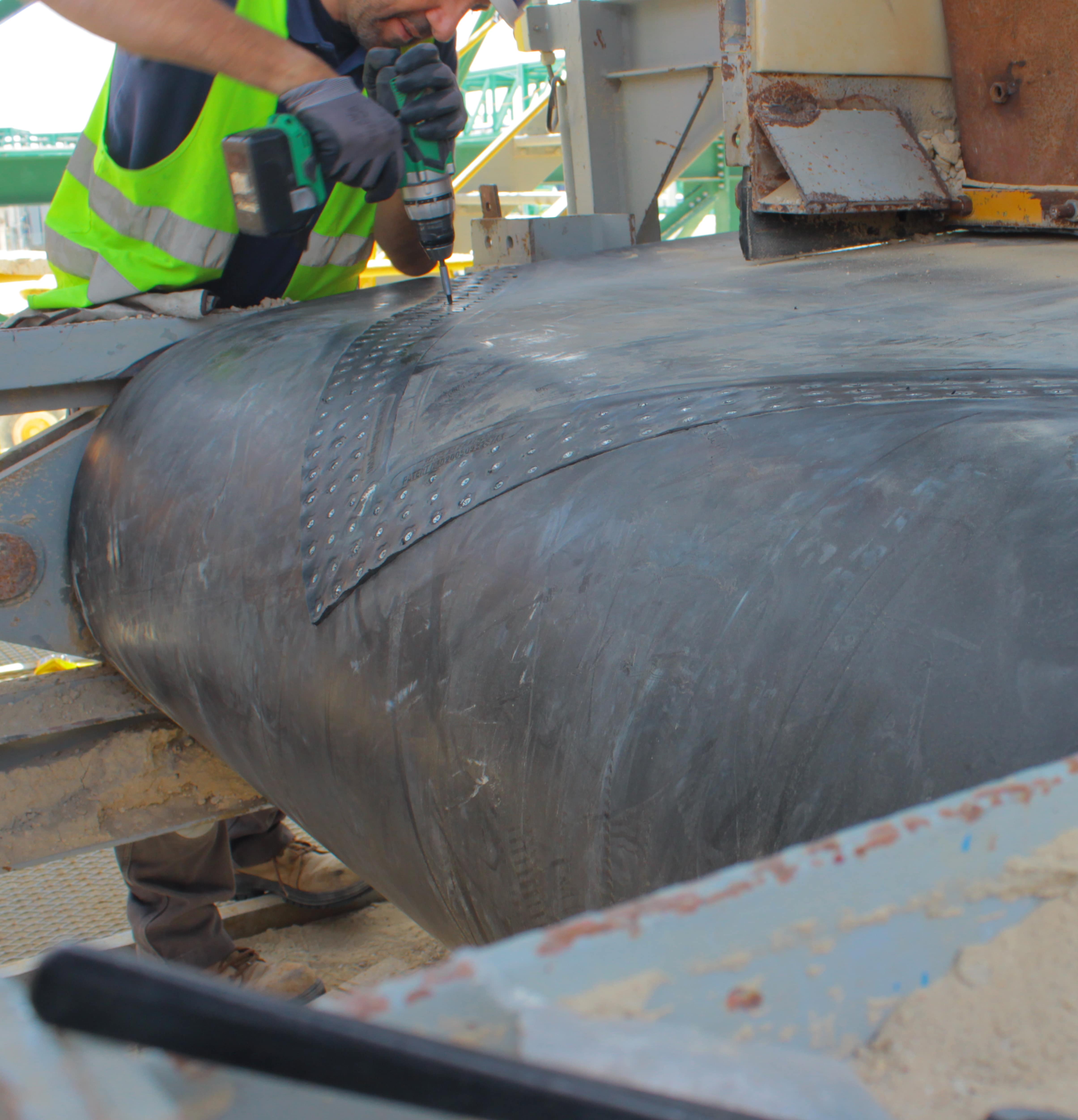 Навинчивание резиновой ленты ISC®